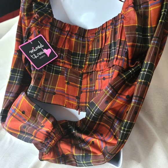 TOP BLOUSE.  /FLAWLESS/ Long sleeves.  / Brand mixed threads / Size L / Measurem - Picture 2 of 4